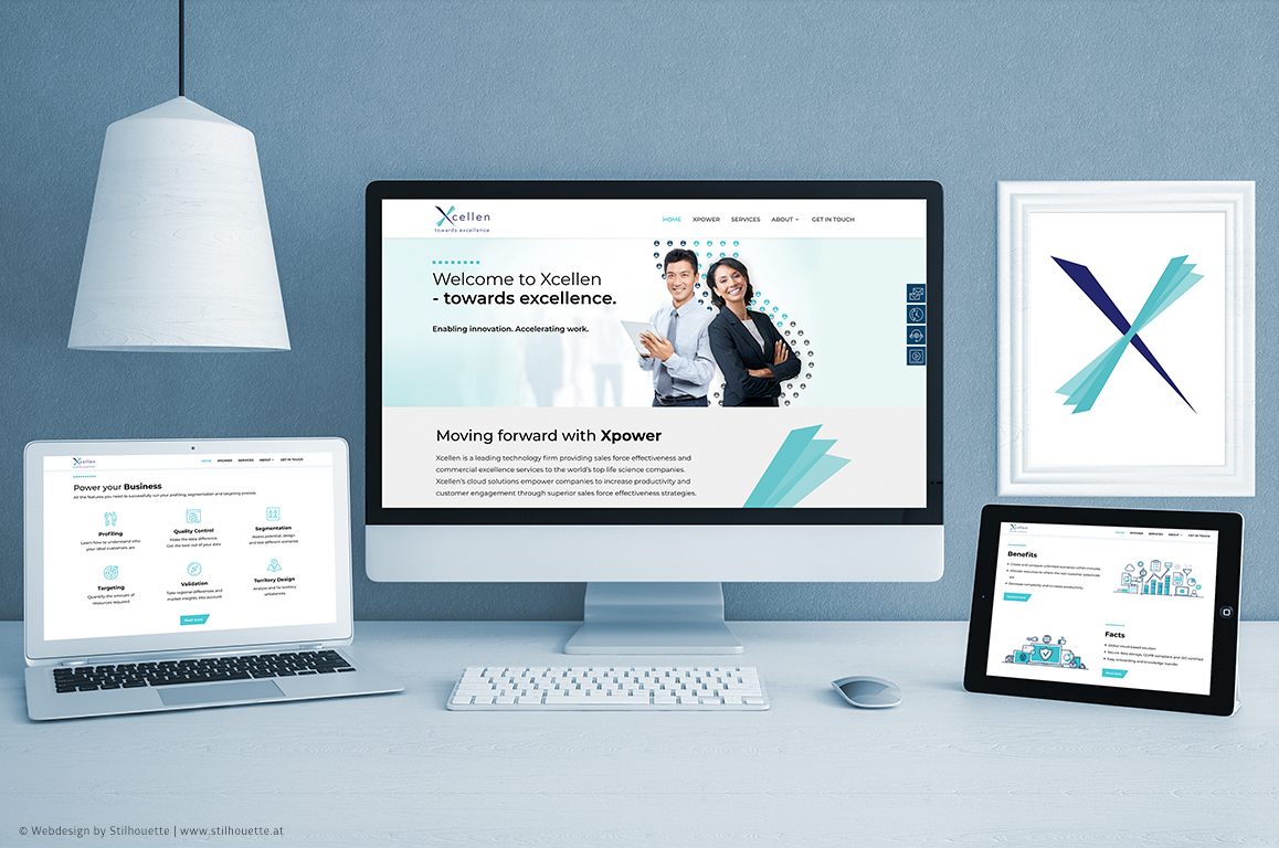 Responsive Webdesign für Xcellen von Studio Stilhouette