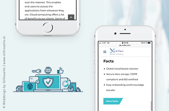 Responsive Webdesign für Xcellen von Studio Stilhouette