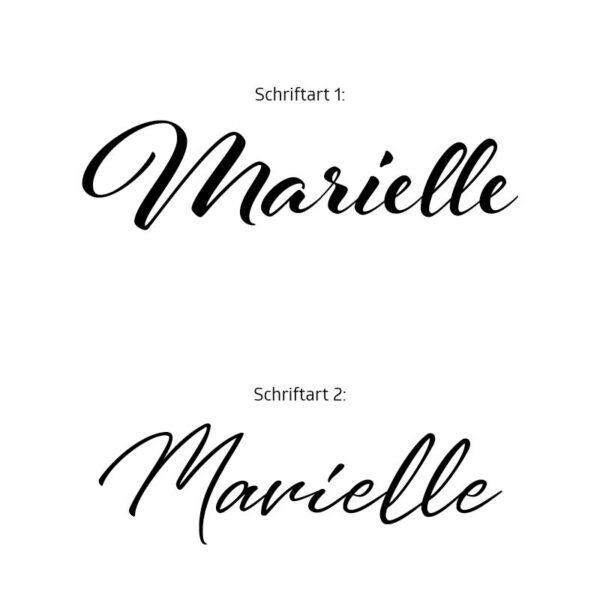 Schriftauswahl
