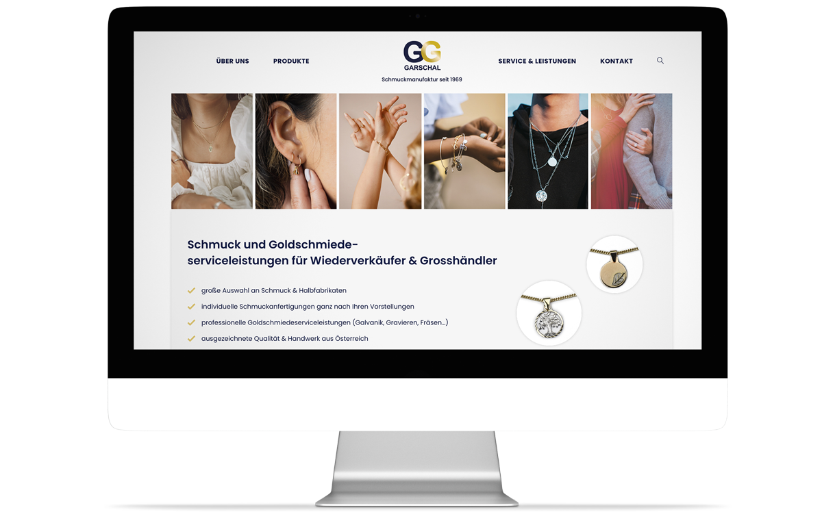 Webdesign Garschal Schmuckmanufaktur